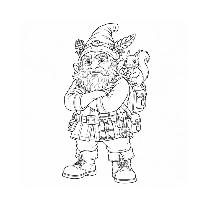 Coloriage de Bram Boswachter