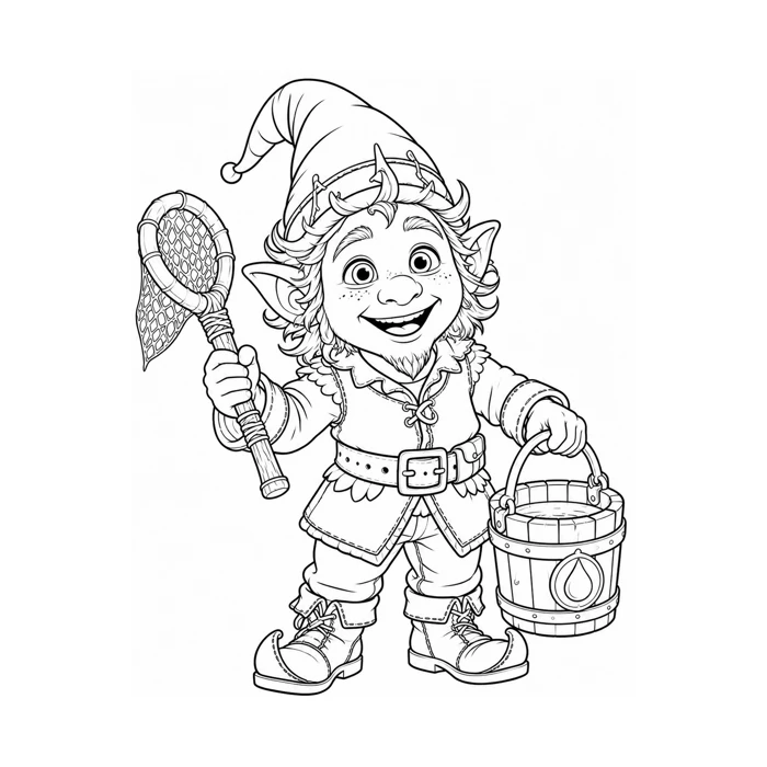 Coloriage de Finn Fontein