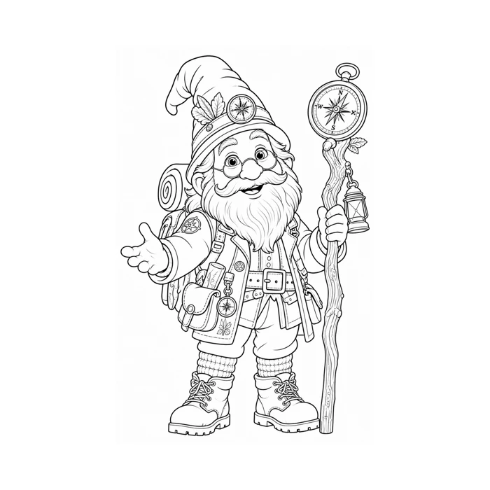 Coloriage de Kobus Kompas